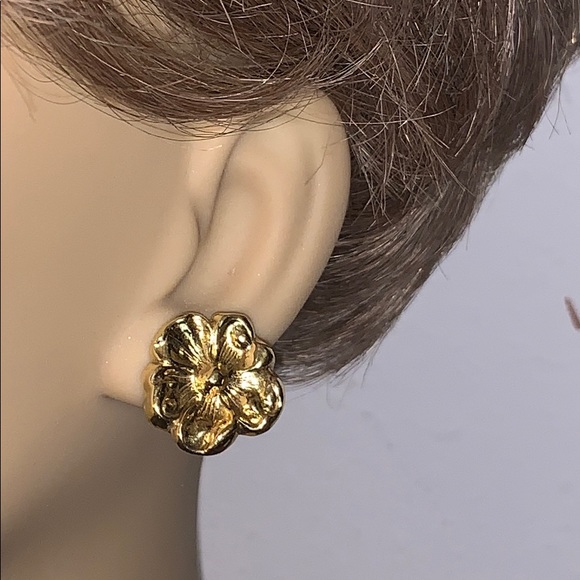 Gorgeous 18Kt gold  detachable gem drop earrings - Picture 12 of 16
